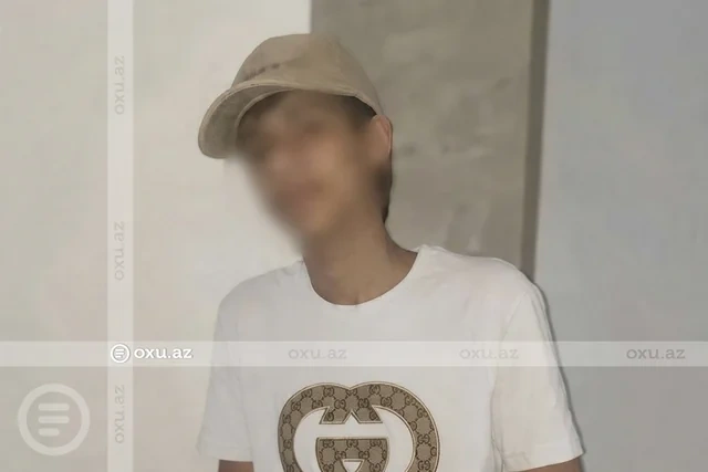 Bakıda şagirdi öldürməkdə ittiham edilən məktəblinin fotosu
