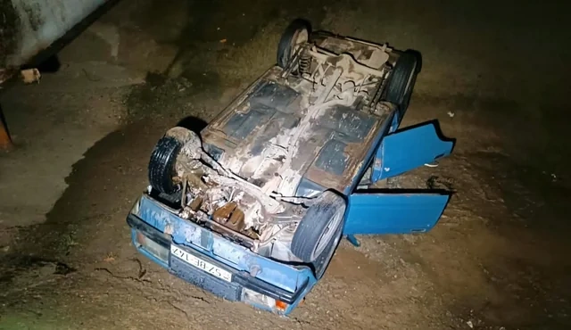 Tovuzda avtomobil kanala aşdı, xəsarət alanlar var - Foto