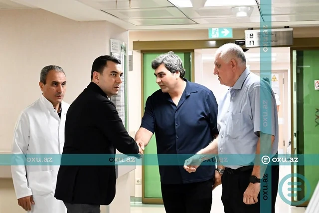 Nəriman Həsənzadəni ölümündən əvvəl mədəniyyət naziri ziyarət edib - FOTO