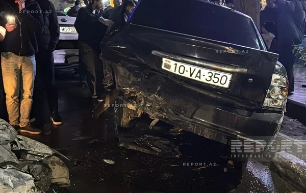 Sumqayıtda zəncirvari QƏZA: Səkkiz maşın toqquşdu
