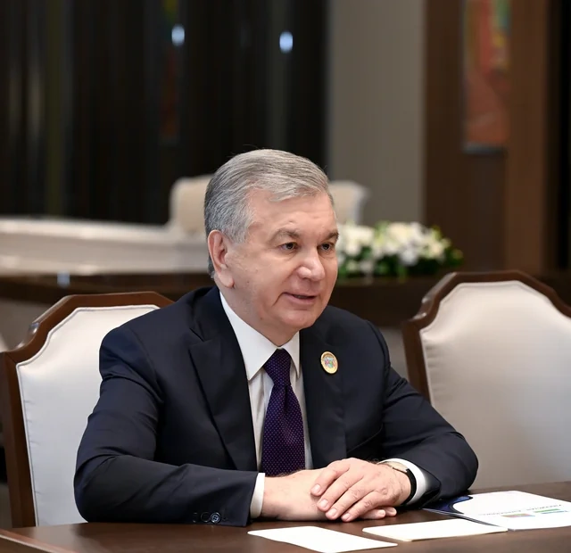 İlham Əliyev Şavkat Mirziyoyevlə görüşüb - FOTO