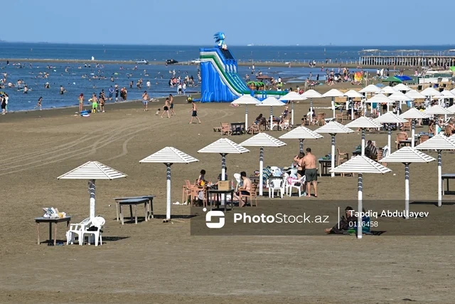 Azərbaycanda çimərlik mövsümünə START VERİLİR - FOTO