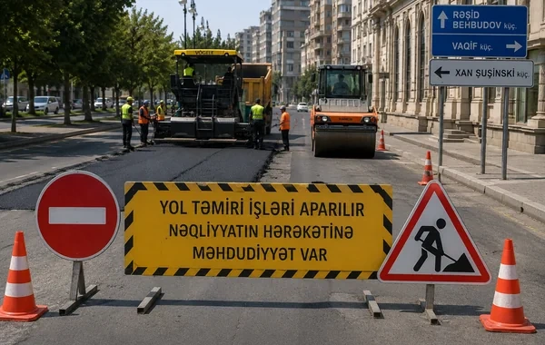 Bakıda daha iki yol təmirə bağlandı