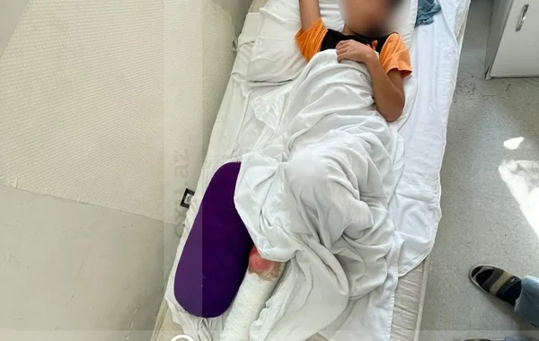 Bakıda VAZ-2107 11 yaşlı uşağı vurub qaçdı, polis yaxaladı - FOTO