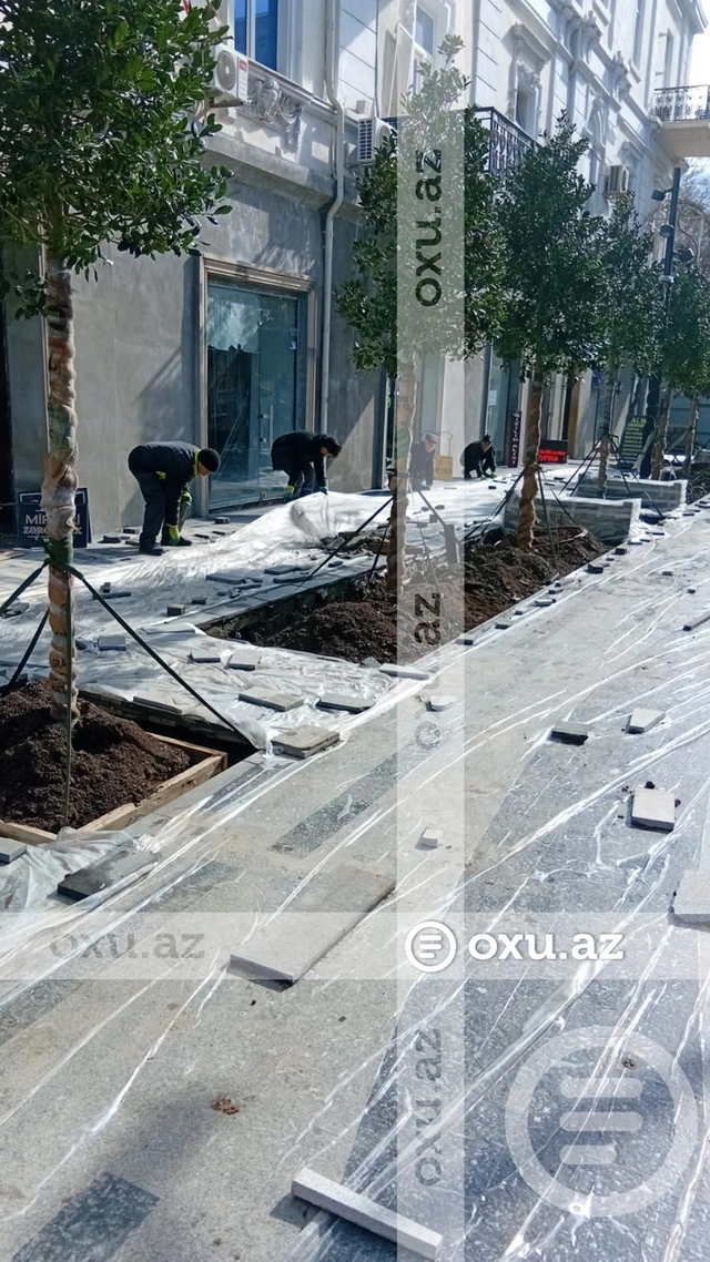 Bakının mərkəzindəki İslam Səfərli küçəsində təmir işləri niyə bitmək bilmir?