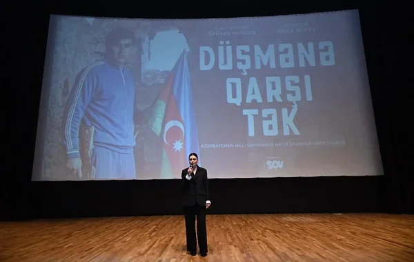 Natiq Qasımova həsr edilmiş "Düşmənə qarşı tək" filminin təqdimatı keçirilib