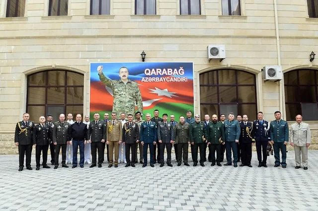 Hərbi attaşelər Dövlət Sərhəd Xidmətində olublar - FOTO