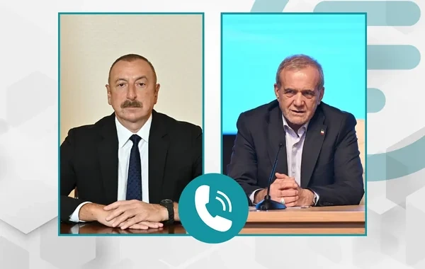 İlham Əliyev Məsud Pezeşkiana zəng etdi