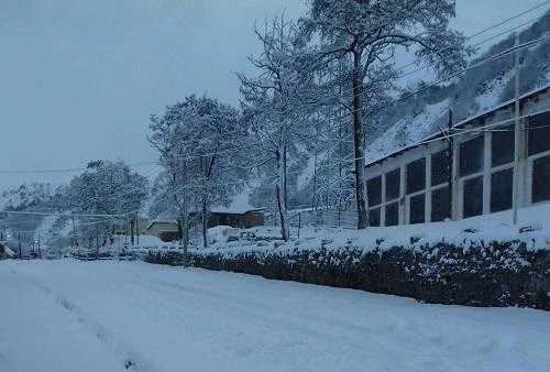 Bu rayona 43 sm qar yağdı - Foto