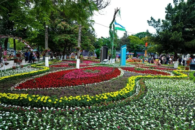 Özbəkistan dünya rekordunu qırdı: 29 milyondan çox gül əkildi - FOTO