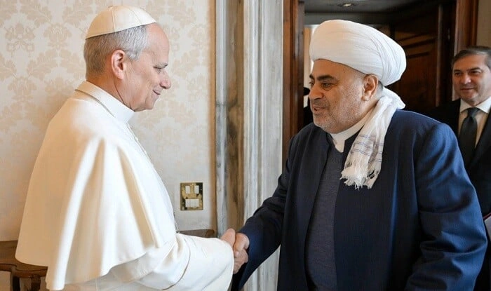 Allahşükür Paşazadə Roma Papası ilə görüşdü - Foto