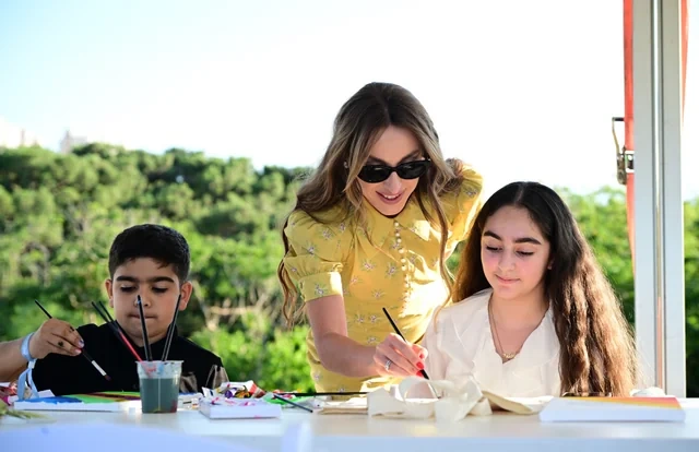 Leyla Əliyeva və Alyona Əliyeva Xeyirxahlıq Festivalında iştirak ediblər - FOTO