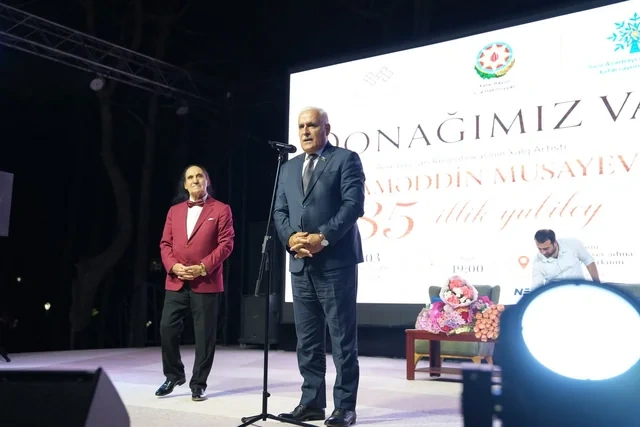 Xətai rayonunda Xalq artisti Niyaməddin Musayevin 85 illik yubileyinə həsr olunmuş görüş keçirilib - FOTO - VİDEO