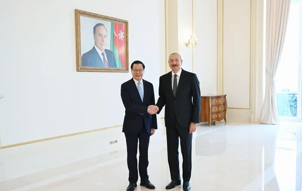 İlham Əliyev Çinin baş prokurorunu qəbul edib - FOTO
