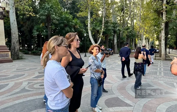 Gürcüstanlı bloger və jurnalistlər Gəncəyə səfər ediblər - FOTO