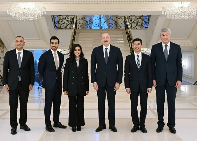 Prezident İlham Əliyev Dünya Turizm Təşkilatının baş katibini qəbul edib - Foto