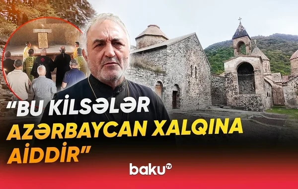 Azərbaycan Alban-Udi İcmasının nümayəndələri Xudavəng Monastırında - VİDEO