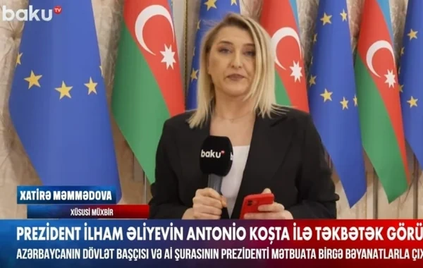 Bakıda mühüm görüş: Avropa İttifaqı Azərbaycanla həmrəylik nümayiş etdirir - VİDEO