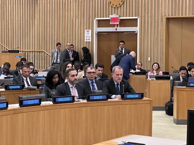 Azərbaycan Fələstinin dövlətçiliyinə dəstəyini bir daha təsdiqləyib - FOTO