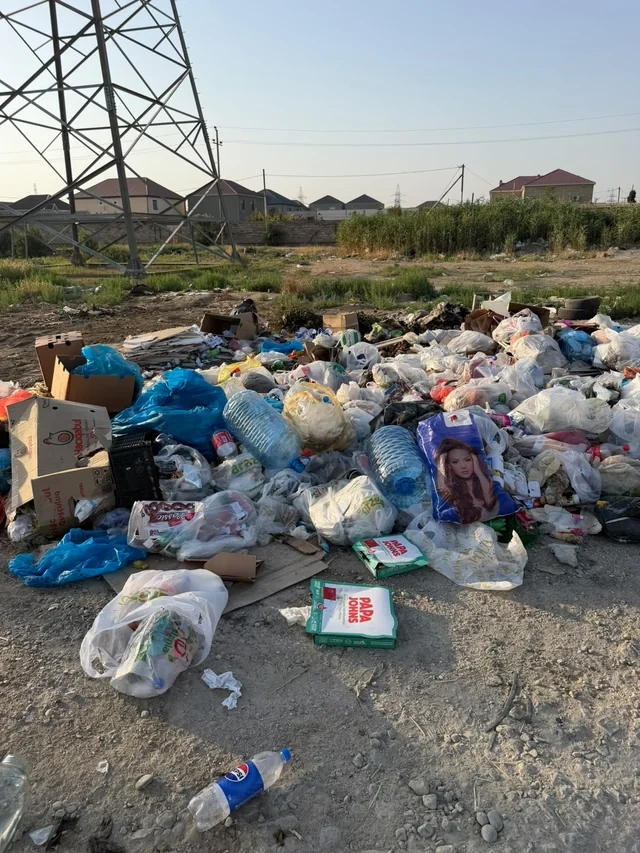 Məmmədlidə antisanitar vəziyyət: Zibil niyə küçədə yığılıb qaldı? - FOTO