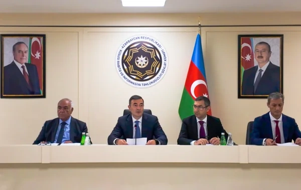 Xüsusi Rabitə və İnformasiya Təhlükəsizliyi Dövlət Xidmətinin 6 aylıq hesabat müşavirəsi keçirilib - FOTO
