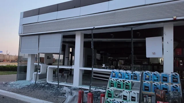 SOCAR-ın Nikolayev vilayətindəki yanacaqdoldurma məntəqəsinə dron zərbəsi endirilib - FOTO