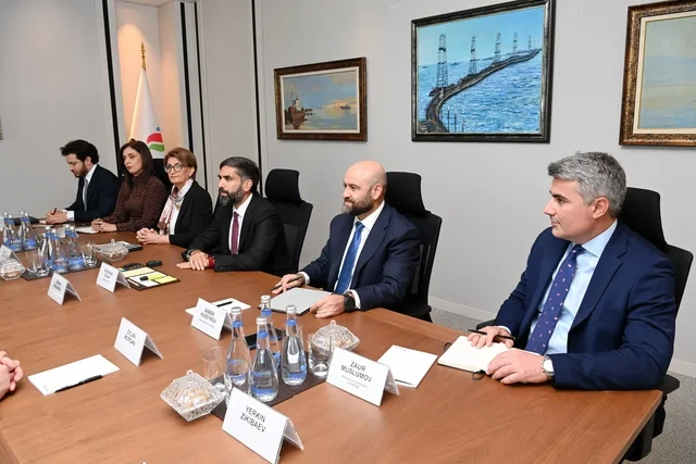 SOCAR-ın prezidenti "Chevron" şirkətinin Avrasiya biznes bölməsinin idarəedici direktoru ilə görüşüb