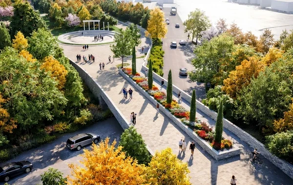 Bakıda yeni park salınır - Foto