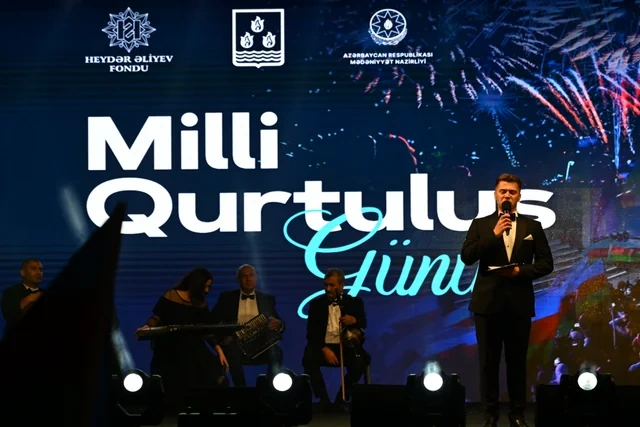 Bakıda Milli Qurtuluş Gününə həsr olunan bayram konserti keçirilib - VİDEO