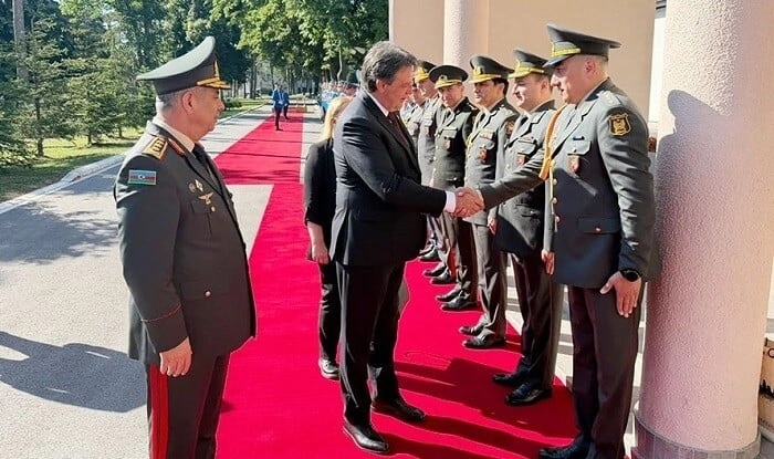 Zakir Həsənov Serbiyada rəsmi səfərdədir - Foto