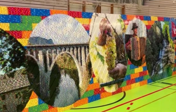 İsveçrədə "Lego"dan dünyanın ən böyük freskasını hazırladılar