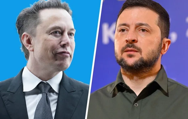 Volodimir Zelenski İlon Maska müraciət etdi