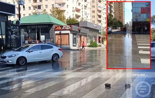 Bakıda kanalizasiya borusu partladı: Ərazini çirkab suları bürüdü - Sakinlərdən şikayət - VİDEO