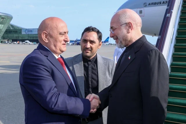 Məhəmməd Baqir Qalibaf Azərbaycana gəlib - FOTO