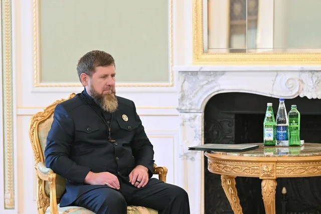 İlham Əliyev Ramzan Kadırovu qəbul edib - Foto