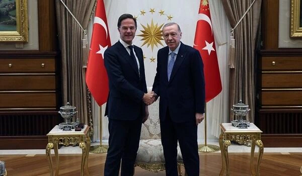 Ərdoğan Rutte ilə görüşdü - Video