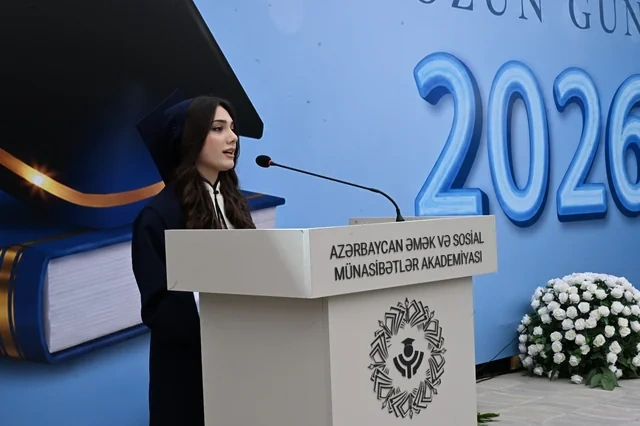 Azərbaycan Əmək və Sosial Münasibətlər Akademiyasında "Məzun günü" qeyd olunub - FOTO