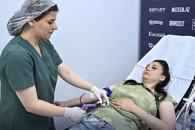 "Global Media Group" talassemiyalı xəstələr üçün qanvermə aksiyası keçirib - FOTO - VİDEO