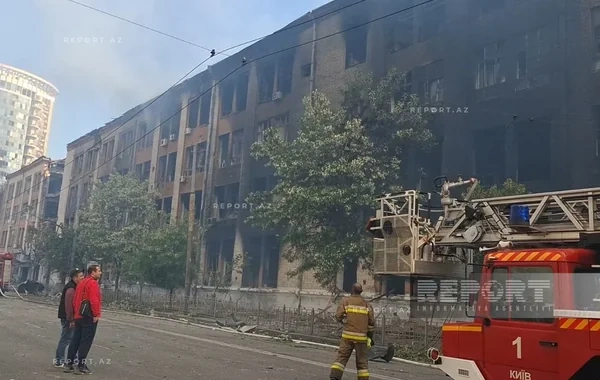 Kiyevə raket hücumu: Azərbaycanın Ukraynadakı səfirliyinə ziyan dəydi - FOTO