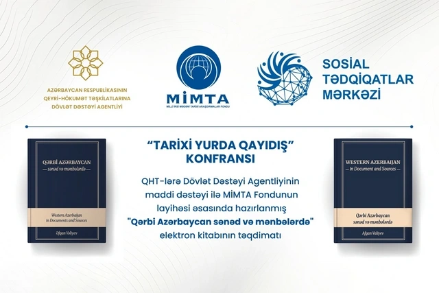 "Qərbi Azərbaycan sənəd və mənbələrdə" elektron kitabının təqdimat mərasimi keçirildi