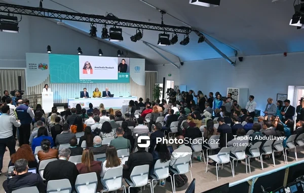 WUF13-ün rəsmi açılışı ilə bağlı mətbuat konfransı - FOTO - VİDEO