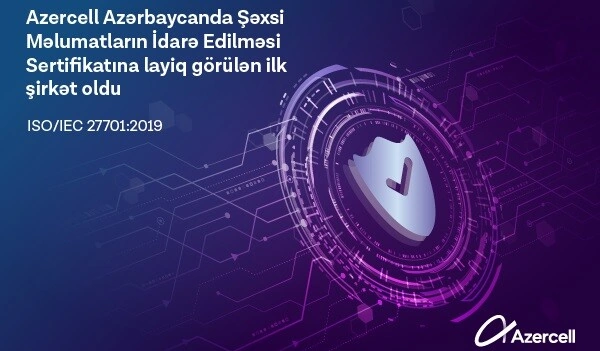 “Azercell” Azərbaycanda bu sertifikatı əldə edən ilk şirkət oldu