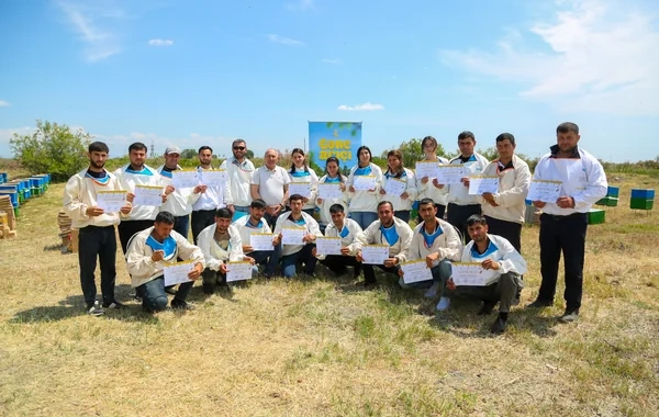 "Gənc arıçı" layihəsi Yevlaxda uğurla yekunlaşıb - FOTO