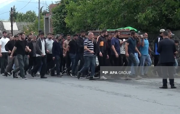 Azov dənizində dron hücumunda həlak olan Məhəmməd Əliyev Zaqatalada dəfn olunub - FOTO