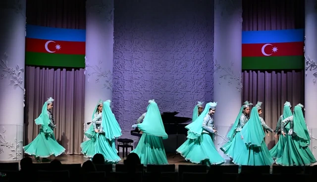 Leyla Əliyeva və Alyona Əliyeva Müstəqillik Gününə həsr olunmuş konserti izləyiblər - FOTO