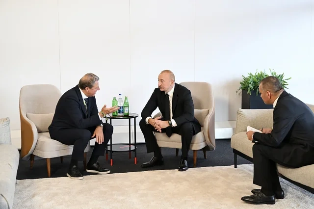 İlham Əliyev Beynəlxalq Xizək və Snoubord Federasiyasının prezidenti ilə görüşüb - FOTO