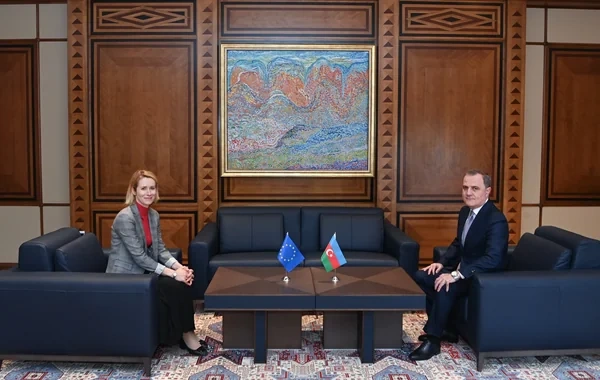 Ceyhun Bayramov Kaya Kallasla görüşüb - FOTO