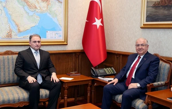 Yaşar Güler azərbaycanlı nazirlə görüşdü - FOTO