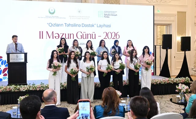"Qızların təhsilinə dəstək" layihəsinin II Məzun Günü keçirilib - FOTO