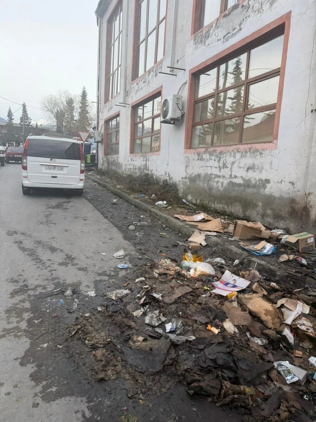 Zaqatalanın mərkəzindəki antisanitar vəziyyətə dair RƏSMİ AÇIQLAMA